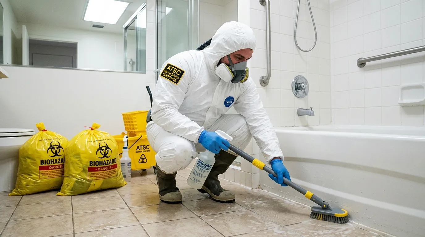 Decontamination equipment deployed for Blood Cleanup in Gardena